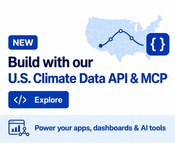 Climate Data MCP server and API for developers